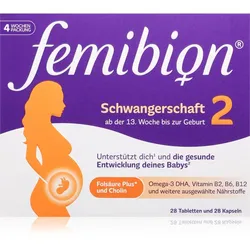 Femibion Femibion 2 Schwangerschaft Kapseln für Schwangere 2x28 KAP