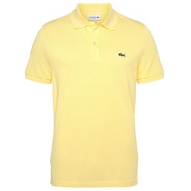 Lacoste Poloshirt, (1 tlg.), mit Polokragen, gelb