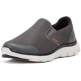 SKECHERS Slipper Slipper Kunstleder/Mesh - Grau Gr.: 42
