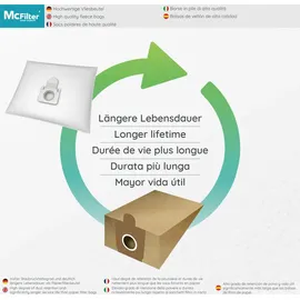McFilter I SPARSET 10 Staubsaugerbeutel + Filterset geeignet für THOMAS PET & FAMILY, ANTI-ALLERGY, MULTI CLEAN X7 X8 X10, CAT & DOG XT, PERFECT AIR, PARKETT, CYCLOON