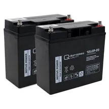 Quality Batteries Ersatzakku 12V 23000 mAh 2 St.