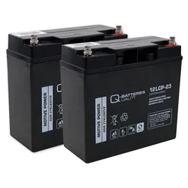 Quality Batteries Ersatzakku 12V 23000 mAh 2 St.