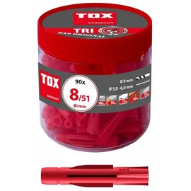 TOX Allzweckdübel Tri 8 x 51 mm 90 Stück
