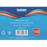 Stylex Karteikarten, DIN A7, liniert, 100 Stück