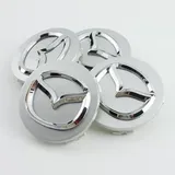 KSAAXID 4 Stück Radnabenabdeckung, für Mazda CX3 52mm, Auto Radkappen Emblem Hitzebeständiger Radnaben Mitteldeckel Ersatz,A