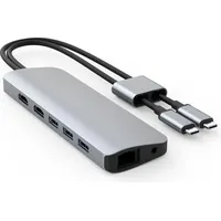 Hyper VIPER 10-in-2 USB-C Hub Silber