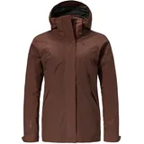 Schöffel Doppeljacke "3in1 Jacket Style Tamina WMS" in chocolate | Gr.: 42