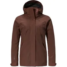 Schöffel Doppeljacke "3in1 Jacket Style Tamina WMS" in chocolate | Gr.: 42