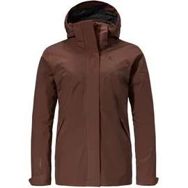 Schöffel Doppeljacke "3in1 Jacket Style Tamina WMS" in chocolate | Gr.: 42