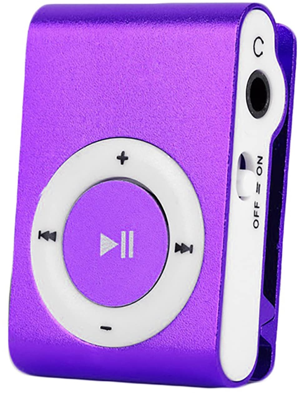 ulafbwur Mini MP3 Player Mobile Flash Drive Praktisch USB MP3 Audio Musik Player Lila