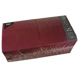 PAPSTAR Servietten bordeaux 3-lagig 20,0 x 20,0 cm 250 St.