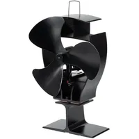 Eurom Kaminofen-Ventilator Vento Swing 11 x 16 x 23,5 cm Schwarz