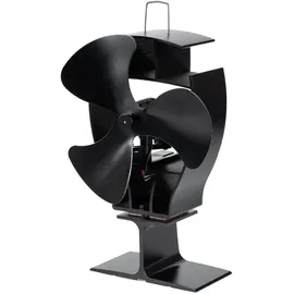 Eurom Kaminofen-Ventilator Vento Swing 11 x 16 x 23,5 cm Schwarz