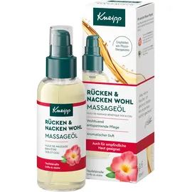 Kneipp Massageöl Rücken & Nacken Wohl - Für vor & nach dem Sport - Empfohlen von Physiotherapeuten - 100ml