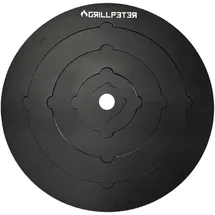 Grillpeter Grillplatte Ø 50 cm schwarz