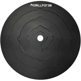 Grillpeter Grillplatte Ø 50 cm schwarz