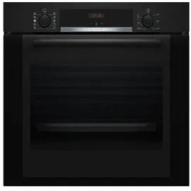 Bosch Herdset Bosch Backofen EcoClean mit Glaskeramikkochfeld TouchSelect autark 60 cm - Schwarz