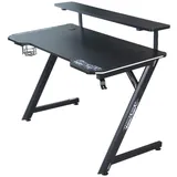 Phoenix group AG Minecraft Schreibtisch, Holzwerkstoff, Schwarz Carbon Optik, 120x89,5x60