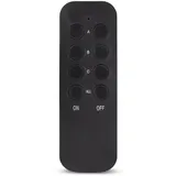 ENTAC Ferngesteuerte IP44-Steckdose 2 St. Schwarz