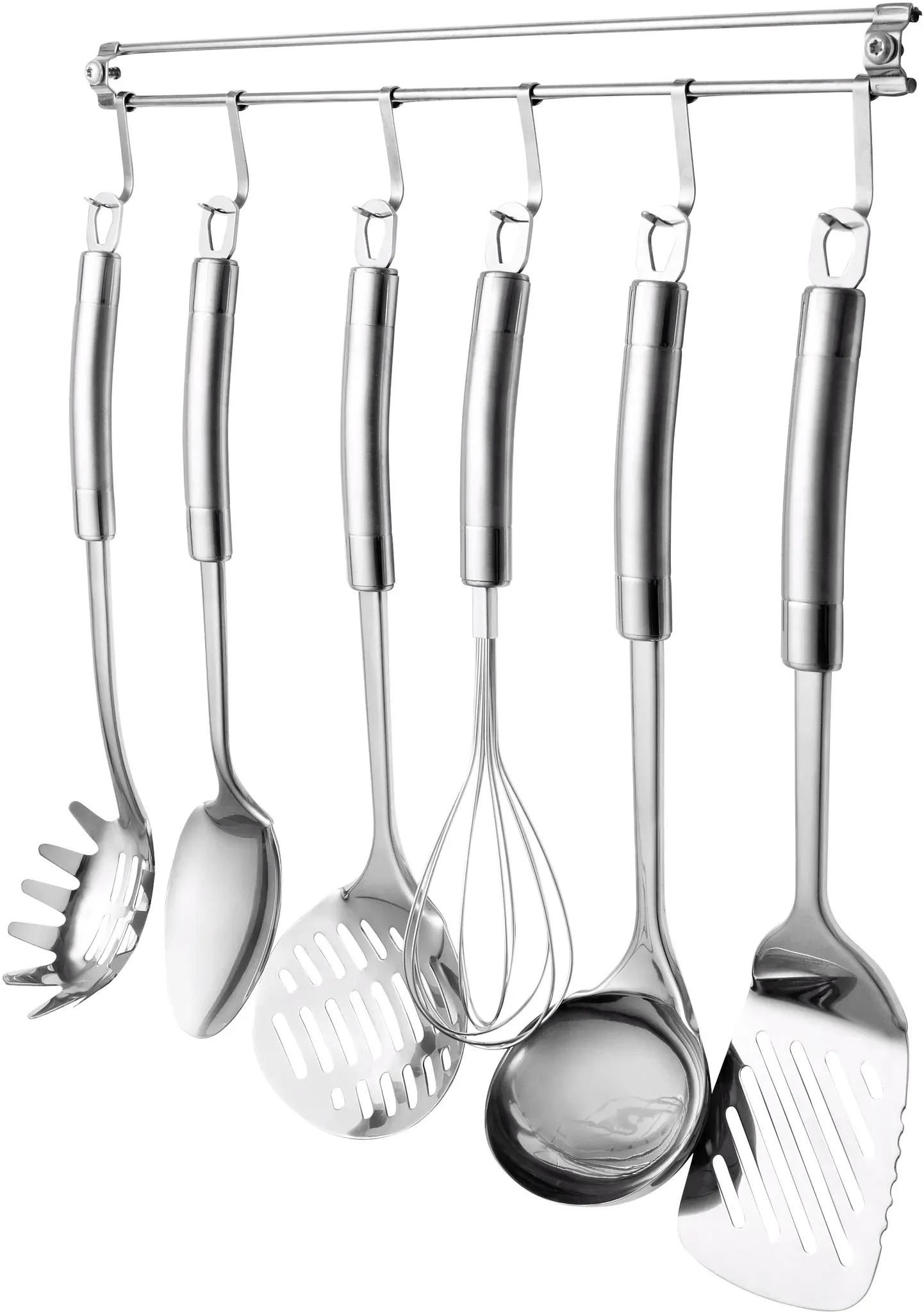 CS Koch-Systeme Kochbesteck-Set »EXQUISITE«, (Set, 7 tlg.) CS Koch-Systeme silberfarben