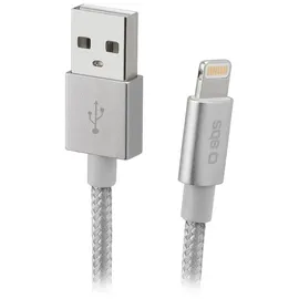 SBS USB auf Lightning 1 m Silber