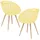 TOPSTAR T2023 Besucherstuhl 43 x 43 x 43 cm gelb 2 St.