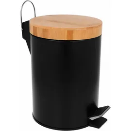 OEM Stahlabfalleimer 3 l Schwarz