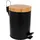 OEM Stahlabfalleimer 3 l Schwarz