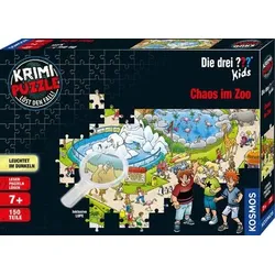 KOSMOS 697990 Krimipuzzle ??? Kids 150 Teile / Chaos im Zoo