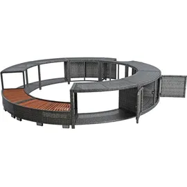 Estexo Whirlpool Umrandung grau 200 cm
