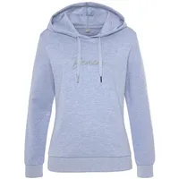 Bench. loungewear Kapuzensweatshirt hellblau meliert 48/50