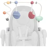 Chicco Polly Armonia Spielbogen, Hochstuhlzubehör, trainiert Koordination des Babys, 0 m+, abnehmbare weiche Anhänger, Beißring