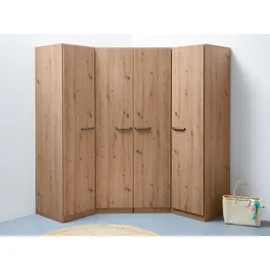 Rauch Schrank-Set RAUCH "Kleiderschrank Schrank Garderobe Wäscheschrank VANDOR", braun (eiche artisan), B:164cm H:197cm T:164cm, Holzwerkstoff, Kastenmöbel-Sets, 4-türig mit viel Stauraum, Schränke einzeln stellbar MADE IN GERMANY