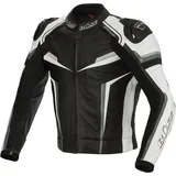 BÜSE Lederjacke Schwarz/Weiß 56