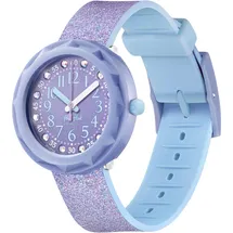Flik Flak LILAXUS 34 mm Kunststoffgehäuse Blau Silikonarmband Mehrfarbig