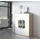 Forte Highboard 119,9 x 139,6 x 41,5 cm Beige / Weiß