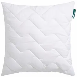 Microfaserkissen FAN "Hollofil Active m. MF-Bezug", weiß, B:80cm L:80cm, Bezug: 100% Polyester, Kopfkissen, volles Temperatur- und Feuchtigkeitsmanagement