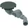 Bette BetteAir 50 Ablaufgarnitur, seitlich, Ablaufleistung 0,6 l/s, mit BetteAntirutsch Pro, B525-404AY, Farbe: Graphite matt