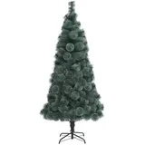 vidaXL Künstlicher Weihnachtsbaum mit Ständer Grün 180 cm PET