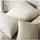 ELEGANTE Interlock Jersey Bettwäsche Cord gestreift Wollweiss 135 x 200 cm + 40 x 80 cm