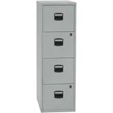 BISLEY Home PFA Hängeregistraturschrank 41,3 x 40 x 128,3 cm silber