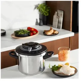 Tefal Clipso CHEF 8 l Edelstahl schwarz