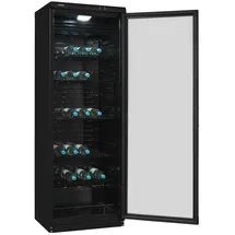 Exquisit GKS350-1-GT-280D Getränkekühlschrank (320 l, 1730 mm hoch, Schwarz)