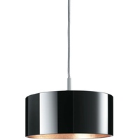 Bruck Cantara Glas, Down Pendelleuchte, Schirm innen gold, außen weiß/ Struktur matt chrom Bruck Cantara Glas, Down Pendelleuchte, Schirm innen gold, außen weiß/ Struktur matt chrom