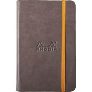 Rhodia Notizbuch Rhodiarama A6 96 Blatt liniert schokoladenbraun