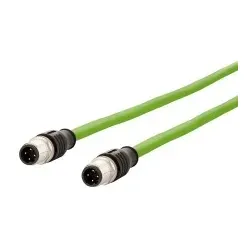BTR 142M4D11010 Verbindungsleitung M12 D-kodiert 1,0m M12 Stecker gerade-M12 Stecker
