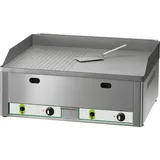 KBS Fimar Gasgrillplatte 8KW 2 Heizzonen 1/2 glatt + 1/2 gerillt