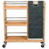 KESPER Nischenwagen mit Flaschensammler, Bambus