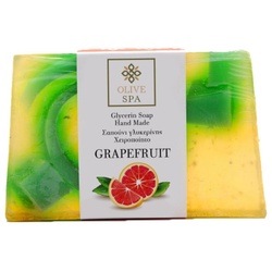 Olive-Spa - Handgemachte pflanzliche Glyzerinseife Grapefruit 100 g