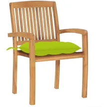 vidaXL Gartenstuhl 59,9 x 96,1 x 27,8 cm grün 2 St.